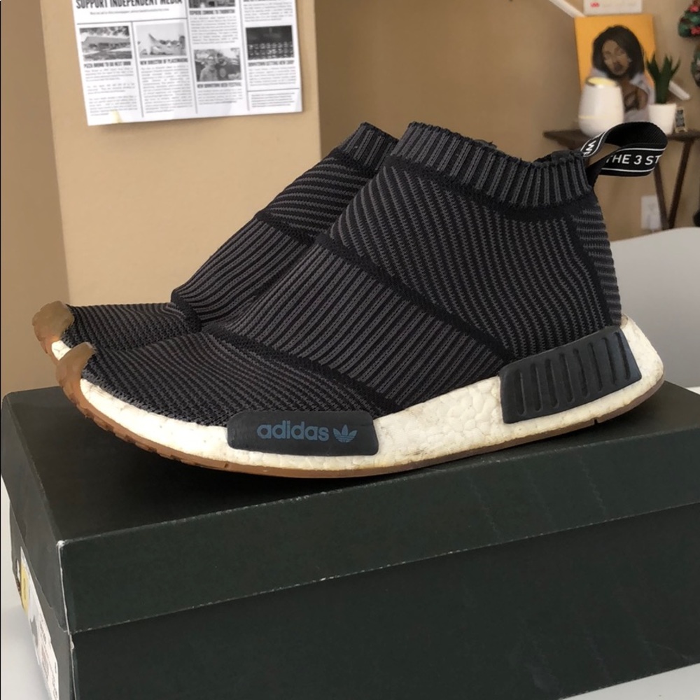 Adidas NMD_CS1 Primeknit 'Black Gum'